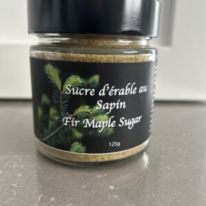 Sucre d'érable au sapin baumier